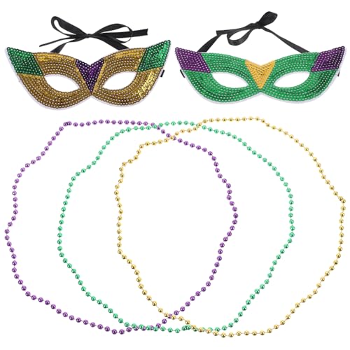 GALPADA 1 Set Carnival Party Dekorative Ornamente Party Ornamente Perlen Ketten Ornamente von GALPADA