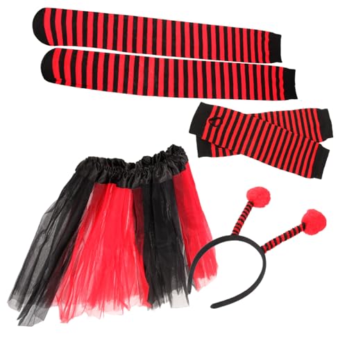 GALPADA 1 Set Kostüm Dekoration Party Kostüm Halloween Kostüme Marienkäfer Kostüm Zubehör Bienen Kostüm Zubehör Halloween Kostüm Zubehör Marienkäfer Tutu Kleid Lustige Kostüme von GALPADA