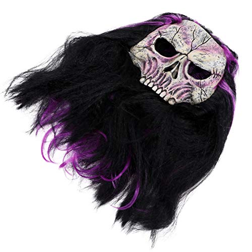 GALPADA Gruselige Vollschädelmaske Halloween Realistisches Wokali-maskenmaterial Für Foto-requisiten von GALPADA