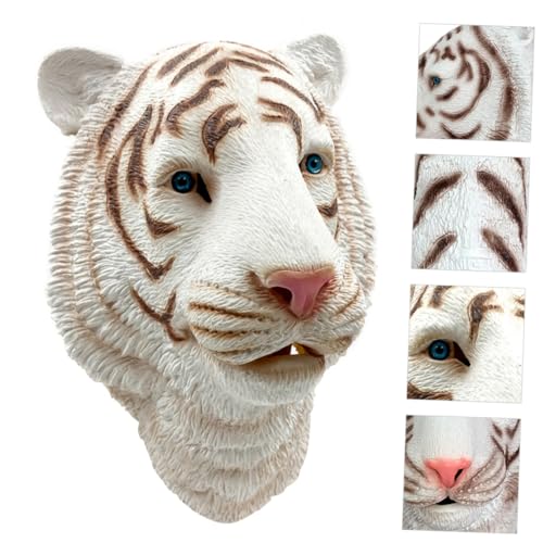 GALPADA 1 Stk Tiger Kopfschmuck lustig Cosplay- Leopard Streich halloween costume halloween tiermasken kreative Tigergesichtsabdeckung Tigergesicht aus Emulsion von GALPADA