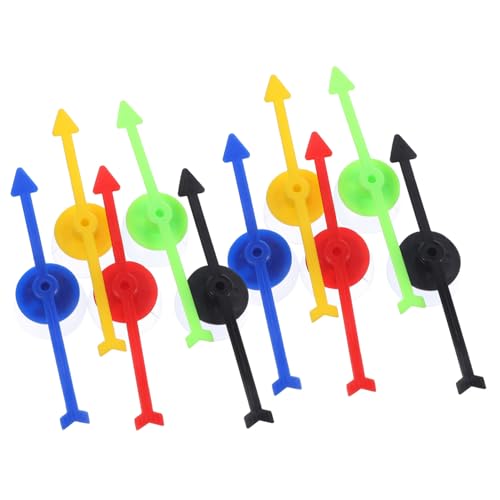 GALPADA 10 Stück Teiliges Bunte Kunststoff Pfeile mit Saugnapf Drehbare Zeiger für Brettspiele DIY Spiele Zubehör Wiederverwendbar Leicht Vielseitig für Party und Unterricht GALPADA 10 Stück Teiliges Bunte Kunststoff Pfeile mit Saugnapf Drehbare Zeiger für Brettspiele DIY Spiele Zubehör Wiederverwendbar Leicht Vielseitig für Party und Unterricht von GALPADA