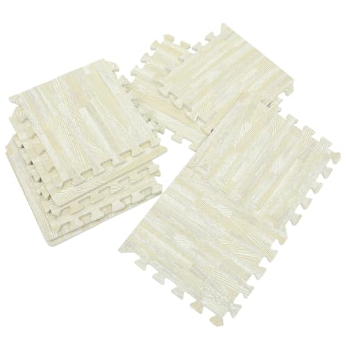 GALPADA 10 Stück Teiliges Eva Schaumstoff Puzzlematten mit Holzmaserung Dicke Schadstofffreie Krabbelmatte für Junge Mädchen rutschfest Waschbar für Wohn und Kinderzimmerboden GALPADA 10 Stück Teiliges Eva Schaumstoff Puzzlematten mit Holzmaserung Dicke Schadstofffreie Krabbelmatte für Junge Mädchen rutschfest Waschbar für Wohn und Kinderzimmerboden von GALPADA