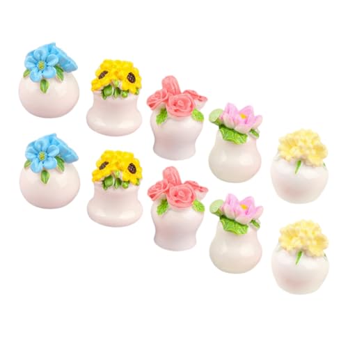 GALPADA 10 Stück Teiliges Miniatur Bonsai Realistische Mini Pflanzen Handgefertigte Mini Töpfe Dekorative Winzige Kunstpflanzen für Miniaturhäuser Gartenlandschaft und DIY Dekoration GALPADA 10 Stück Teiliges Miniatur Bonsai Realistische Mini Pflanzen Handgefertigte Mini Töpfe Dekorative Winzige Kunstpflanzen für Miniaturhäuser Gartenlandschaft und DIY Dekoration von GALPADA