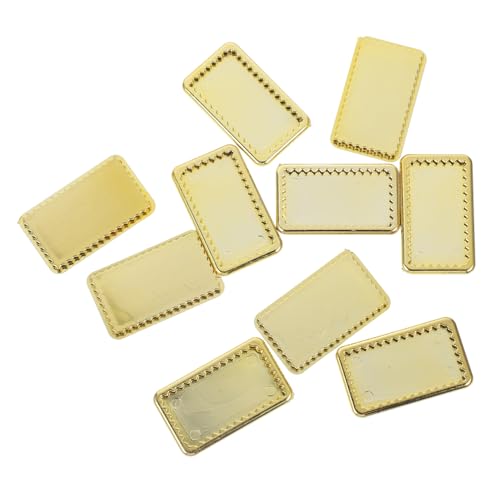 GALPADA 10 Stück Teiliges Miniatur Geschirrset Gold für Puppenhaus Mini Teller Dekoration Ergänzung für DIY Küche und Miniatur Szenen Langlebig und Vielseitig Einsetzbar GALPADA 10 Stück Teiliges Miniatur Geschirrset Gold für Puppenhaus Mini Teller Dekoration Ergänzung für DIY Küche und Miniatur Szenen Langlebig und Vielseitig Einsetzbar von GALPADA