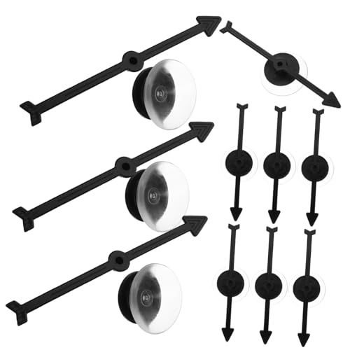 GALPADA 10 Stück Teiliges Pfeilspiel Saugnapfzeiger Schwarz Brettspiel Zubehör mit Saugfähigem Desktop Drehradzeiger Spielpfeil für Party und Familienspiele GALPADA 10 Stück Teiliges Pfeilspiel Saugnapfzeiger Schwarz Brettspiel Zubehör mit Saugfähigem Desktop Drehradzeiger Spielpfeil für Party und Familienspiele von GALPADA