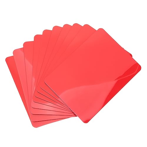 GALPADA 10 Stück Teiliges Poker Kartenverteiler Roter Poker Kartenspender für Holdem Kartenzuteilungs Tool Portabel und Geeignet für Spieltische und Familienspiele GALPADA 10 Stück Teiliges Poker Kartenverteiler Roter Poker Kartenspender für Holdem Kartenzuteilungs Tool Portabel und Geeignet für Spieltische und Familienspiele von GALPADA