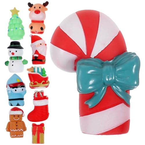 GALPADA 10 Stück Teiliges Weihnachts-fingerpuppen Leichtem Vinyl mit Santa Elch Schneemann und Tannenbaum Sichere für Kreatives Rollenspiel und Interaktive Geschichten GALPADA 10 Stück Teiliges Weihnachts-fingerpuppen Leichtem Vinyl mit Santa Elch Schneemann und Tannenbaum Sichere für Kreatives Rollenspiel und Interaktive Geschichten von GALPADA