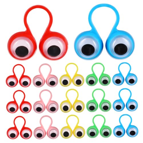 GALPADA 100 Stück Augapfel Ringe aus Kunststoff Leichte Fingerpuppen für Partygeschenke Fördert Soziale Interaktion Feinmotorik und Hand-Augen-koordination GALPADA 100 Stück Augapfel Ringe aus Kunststoff Leichte Fingerpuppen für Partygeschenke Fördert Soziale Interaktion Feinmotorik und Hand-Augen-koordination von GALPADA