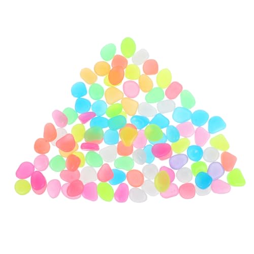 GALPADA 100 Stück Leuchtende Kieselsteine Glow in The Dark Pebbles für Aquarium Deko Steine Pflanzentöpfe Garten Weg Streudeko Sicher Glatt Vielseitig Verwendbar Bunte Farben GALPADA 100 Stück Leuchtende Kieselsteine Glow in The Dark Pebbles für Aquarium Deko Steine Pflanzentöpfe Garten Weg Streudeko Sicher Glatt Vielseitig Verwendbar Bunte Farben von GALPADA