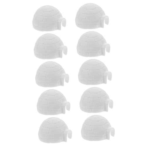 GALPADA Kleiner Iglu Modell 10 Stücke Kreatives Iglu Dekorationsset für Kinder und Erwachsene für Spielzeug Bastelarbeiten und Heimdekoration GALPADA Kleiner Iglu Modell 10 Stücke Kreatives Iglu Dekorationsset für Kinder und Erwachsene für Spielzeug Bastelarbeiten und Heimdekoration von GALPADA