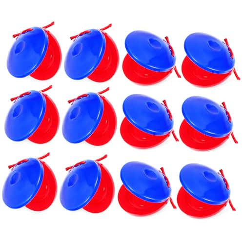 GALPADA 12 Stück Teiliges Fingerkastagnetten Bunte Rhythmische Musikinstrumente für Kleine Handgröße für Musikunterricht Bühne und Party GALPADA 12 Stück Teiliges Fingerkastagnetten Bunte Rhythmische Musikinstrumente für Kleine Handgröße für Musikunterricht Bühne und Party von GALPADA