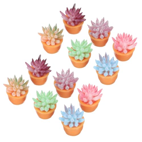 GALPADA 12 Stück Teiliges Miniatur Sukkulenten Künstliche Topfpflanzen Realistische Kleine Bonsai Pflanzen für Puppenhaus Dekoration DIY Mikro Landschaft Pflegeleicht Langlebig für Zimmer GALPADA 12 Stück Teiliges Miniatur Sukkulenten Künstliche Topfpflanzen Realistische Kleine Bonsai Pflanzen für Puppenhaus Dekoration DIY Mikro Landschaft Pflegeleicht Langlebig für Zimmer von GALPADA
