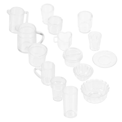 GALPADA 15 Stück Kleiner Geschirrset für Puppenhäuser Miniatur Küchenzubehör aus Dekorative und Geschirrmodelle für Kinder und Puppenhaus Szenen GALPADA 15 Stück Kleiner Geschirrset für Puppenhäuser Miniatur Küchenzubehör aus Dekorative und Geschirrmodelle für Kinder und Puppenhaus Szenen von GALPADA