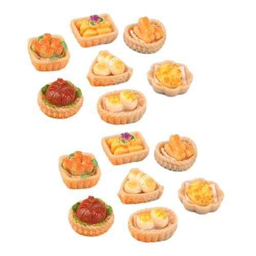 GALPADA 15 Stück Teiliges Miniatur Essensmodell Realistisch Gestaltete Künstliche Lebensmittel Dekoratives Puppenhaus Zubehör Langlebig und Farbecht für DIY Miniatur Küche und Spielessen GALPADA 15 Stück Teiliges Miniatur Essensmodell Realistisch Gestaltete Künstliche Lebensmittel Dekoratives Puppenhaus Zubehör Langlebig und Farbecht für DIY Miniatur Küche und Spielessen von GALPADA