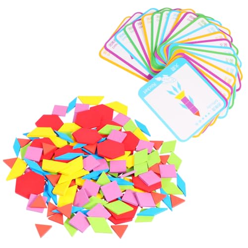 GALPADA 155 Stück Teiliges Kreatives Holzspielzeug Puzzle Lernspielzeug Feinmotorik Form Farberkennung für Frühe Bildung Interaktives Konzentrationsspiel GALPADA 155 Stück Teiliges Kreatives Holzspielzeug Puzzle Lernspielzeug Feinmotorik Form Farberkennung für Frühe Bildung Interaktives Konzentrationsspiel von GALPADA