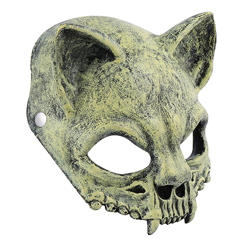 GALPADA 1Pc Halloween Schädelmaske Kostümmaske Für Cosplay Halloween Gesichtsabdeckung Halloween Kostüme Für Männer Gruselige Gesichtsabdeckung Schädel Gesichtsmaske Wolf Kopf von GALPADA