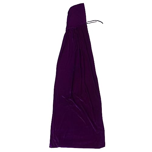 GALPADA 1Stk Halloween-Umhang Halloween umhang Halloween Costume Halloween kostün Umhang mit Kapuze Halloween mit Kapuze Haube weihnachtsdeko Halloween-Kostüm Kapuzenumhang Samt Violett von GALPADA