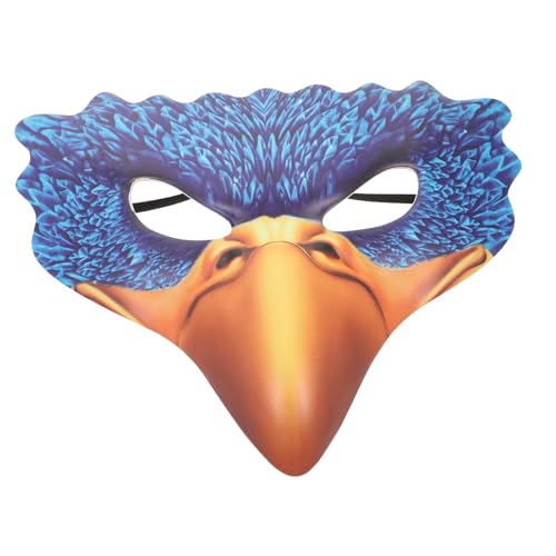 GALPADA 1Stk Horror-Maske Adlermasken Halloween Feenflügel Steampunk-Vogel Vogelschnabel Krähe hallowen masks tiermasken terrifier mask masken horror Maskerade Vogelmaske Vogel Maske Blue von GALPADA