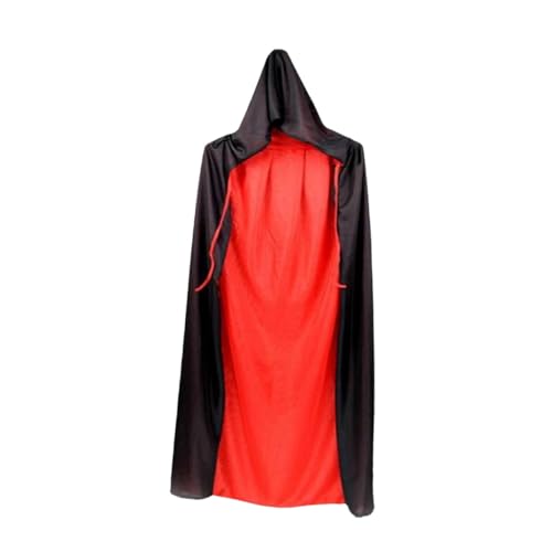 GALPADA 1Stk Mantel wendbarer Umhang Schwarze Outfits Halloweenkostüm Kap roter Umhang Halloween deko Halloween umhang Vampire Cape Costume Halloween Party-Umhang Cosplay-Umhang Gestrick von GALPADA