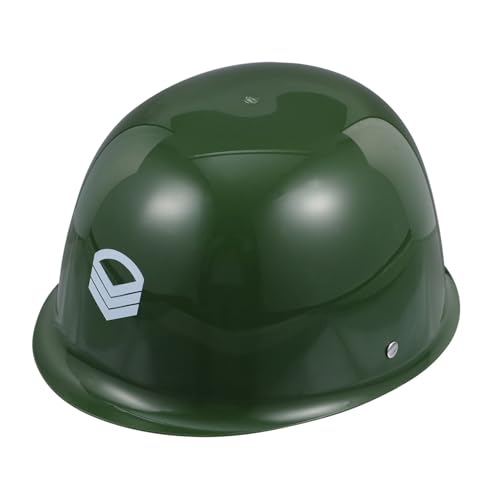 GALPADA 1stk Kindersoldat Mütze Punkt Kinderhelm Verkleide Dich Als Soldat Mit Helm Für Kleinkinder Fall Kopfhörer Schneebesen Kinderdekoration Aufkleber Helm Kappe Green Plastik von GALPADA