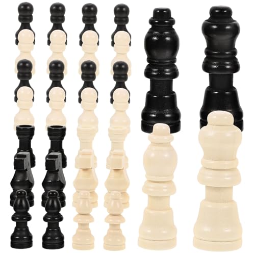 GALPADA 2 Sätze Mini Holz Schachfiguren Set Kompaktes International Schach Zubehör Leicht Tragbar für Reise und Brettspiel Fördert Intelligenz und Fantasie Teiliges Holz Schachspiel GALPADA 2 Sätze Mini Holz Schachfiguren Set Kompaktes International Schach Zubehör Leicht Tragbar für Reise und Brettspiel Fördert Intelligenz und Fantasie Teiliges Holz Schachspiel von GALPADA