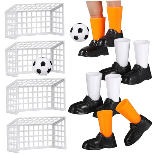 GALPADA 2 Satz Mini Finger Soccer Set mit Fußball und Schuhen Tragbares Tischfußball Spiel für Interaktives Finger Fußballspiel für Drinnen und Unterwegs Lustiges Sportspiel GALPADA 2 Satz Mini Finger Soccer Set mit Fußball und Schuhen Tragbares Tischfußball Spiel für Interaktives Finger Fußballspiel für Drinnen und Unterwegs Lustiges Sportspiel von GALPADA