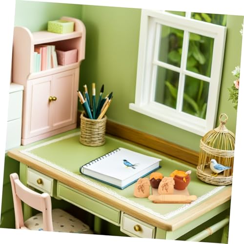 GALPADA 2 Satz Miniatur Puppenhaus Backzubehör aus Holz und Harz mit Mini Nudelholz Honigglas und Küchenutensilien Detailreiche Puppenhaus Dekoration für DIY Bastelprojekte und GALPADA 2 Satz Miniatur Puppenhaus Backzubehör aus Holz und Harz mit Mini Nudelholz Honigglas und Küchenutensilien Detailreiche Puppenhaus Dekoration für DIY Bastelprojekte und von GALPADA