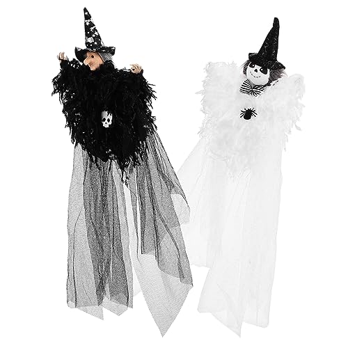 GALPADA 2stücke Halloween Deko Teiliges Mit Niedlichen Geistern Und Hexe Hängedekoration Für Gruselpartys Im Freien Und Innenbereich Angenehmem Tüll Gefertigt GALPADA 2stücke Halloween Deko Teiliges Mit Niedlichen Geistern Und Hexe Hängedekoration Für Gruselpartys Im Freien Und Innenbereich Angenehmem Tüll Gefertigt von GALPADA