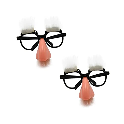 GALPADA 2 Stück Halloween Party Brille Mit Lustiger Fake Nase Und Augenbrauen Perfekte Kostü Requisiten Für Karneval Fasching Und Cosplay Events Spaßige Accessoires Für von GALPADA