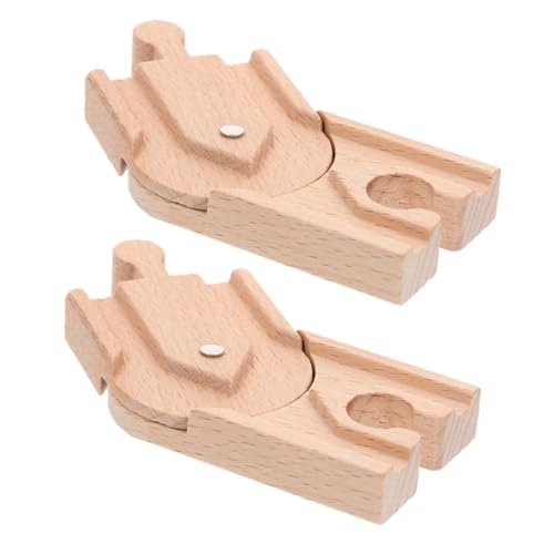 GALPADA 2 Stück Holzeisenbahn Zubehör Teiliges DIY Zugschienen für Stabile Sichere Holzgleise für Kreatives Bauen und Immersive Zugszene Fördert Feinmotorik und Spielerisches Lernen GALPADA 2 Stück Holzeisenbahn Zubehör Teiliges DIY Zugschienen für Stabile Sichere Holzgleise für Kreatives Bauen und Immersive Zugszene Fördert Feinmotorik und Spielerisches Lernen von GALPADA