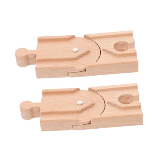 GALPADA 2 Stück Holzeisenbahn Zubehör Teiliges Holz Spielbahn Erweiterungskit DIY Bahnspielzeug für Fördert Kreativität Handwerkliche Kompatibel mit Holzschienen für Jungen und Mädchen GALPADA 2 Stück Holzeisenbahn Zubehör Teiliges Holz Spielbahn Erweiterungskit DIY Bahnspielzeug für Fördert Kreativität Handwerkliche Kompatibel mit Holzschienen für Jungen und Mädchen von GALPADA
