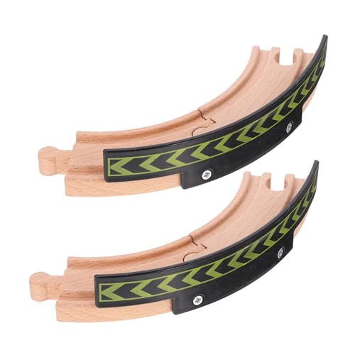 GALPADA 2 Stück Holzeisenbahn Zubehör Teiliges aus Natürlichem Holz Gebogene Schienen Ersatzteile Sicher und Vielseitig für DIY Zugstrecken Fördert Kreativität und Motorische Entwicklung GALPADA 2 Stück Holzeisenbahn Zubehör Teiliges aus Natürlichem Holz Gebogene Schienen Ersatzteile Sicher und Vielseitig für DIY Zugstrecken Fördert Kreativität und Motorische Entwicklung von GALPADA