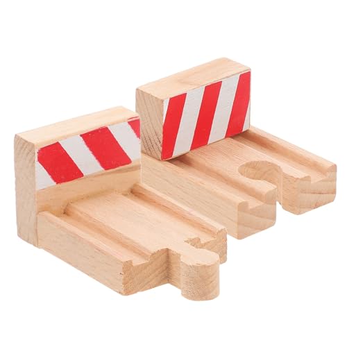GALPADA 2 Stück Holzschienen Eisenbahn Erweiterung Stabile Holz Zugschienen Stopper Zubehör für Spielzeugeisenbahn Kreative DIY Hand Auge koordination GALPADA 2 Stück Holzschienen Eisenbahn Erweiterung Stabile Holz Zugschienen Stopper Zubehör für Spielzeugeisenbahn Kreative DIY Hand Auge koordination von GALPADA