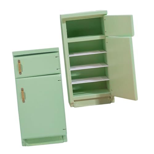 GALPADA 2 Stück Maßstab Stabiles Modell Kühlgerät Hellgrün Für Kreatives Rollenspiel Miniatur Küche Dekoration GALPADA 2 Stück Maßstab Stabiles Modell Kühlgerät Hellgrün Für Kreatives Rollenspiel Miniatur Küche Dekoration von GALPADA