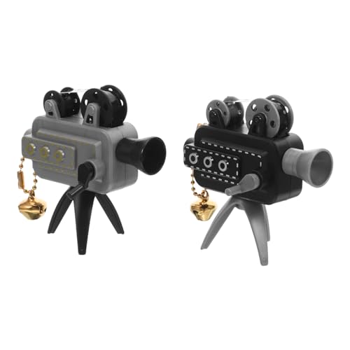 GALPADA 2 Stück Miniatur Retro Filmprojektor Handkurbelbarer Kunststoff-dekor Nostalgisches Theater Möbel für Puppenhaus Tragbar für Büro Outdoor Familienaktivitäten GALPADA 2 Stück Miniatur Retro Filmprojektor Handkurbelbarer Kunststoff-dekor Nostalgisches Theater Möbel für Puppenhaus Tragbar für Büro Outdoor Familienaktivitäten von GALPADA