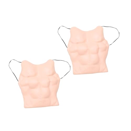 GALPADA 2 Stück Teiliges Fake Muscle Garment Realistisches Männliches Bauchmuskel-kostüm mit Gepolstertem Bauch Lustige Atmungsaktive Muskelhaut für Halloween Karneval Cosplay und GALPADA 2 Stück Teiliges Fake Muscle Garment Realistisches Männliches Bauchmuskel-kostüm mit Gepolstertem Bauch Lustige Atmungsaktive Muskelhaut für Halloween Karneval Cosplay und von GALPADA