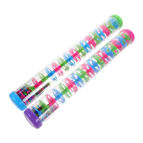 GALPADA 2 Stück Teiliges Spiral-regenstab- Kreatives Kunststoff-Musikinstrument Kognitives Regenklangspielzeug für Sensorische Handperkussion Fördert Frühe Musikalische Neugier bei Junge GALPADA 2 Stück Teiliges Spiral-regenstab- Kreatives Kunststoff-Musikinstrument Kognitives Regenklangspielzeug für Sensorische Handperkussion Fördert Frühe Musikalische Neugier bei Junge von GALPADA