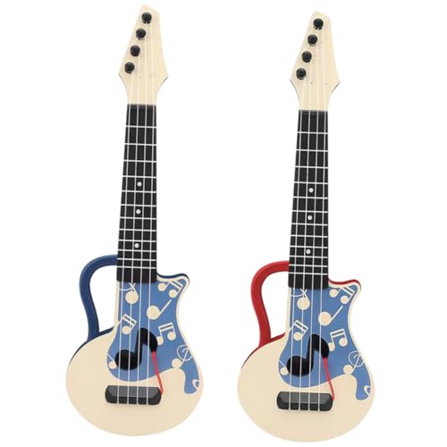 GALPADA 2 Stück Teiliges Ukulele Realistisch Gestaltetes Musikspielzeug Sicher und Langlebig Lerninstrument für Jungen und Mädchen Frühe Musikalische und Geschenkoption GALPADA 2 Stück Teiliges Ukulele Realistisch Gestaltetes Musikspielzeug Sicher und Langlebig Lerninstrument für Jungen und Mädchen Frühe Musikalische und Geschenkoption von GALPADA