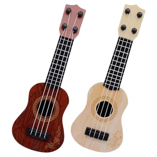 GALPADA 2 Stück Teiliges Ukulele Realistische Simulation Farbenfrohes Design Sicheres Musikinstrument für Frühe Bildung und Geeignet für Jungen und Mädchen GALPADA 2 Stück Teiliges Ukulele Realistische Simulation Farbenfrohes Design Sicheres Musikinstrument für Frühe Bildung und Geeignet für Jungen und Mädchen von GALPADA
