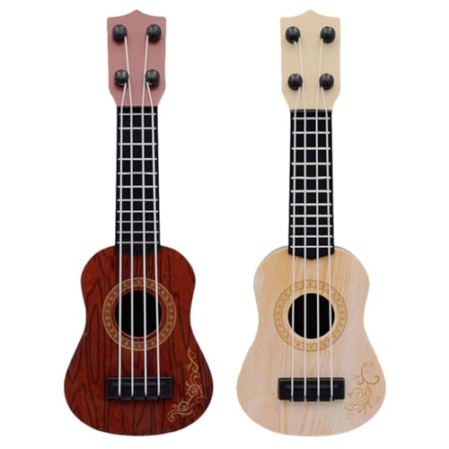 GALPADA 2 Stück Teiliges Ukulele für Mini Gitarrenmodell Robustes Kunststoff Musikinstrument Pädagogisches Musikspielzeug Geschenkidee für Geburtstage und Feiertage GALPADA 2 Stück Teiliges Ukulele für Mini Gitarrenmodell Robustes Kunststoff Musikinstrument Pädagogisches Musikspielzeug Geschenkidee für Geburtstage und Feiertage von GALPADA