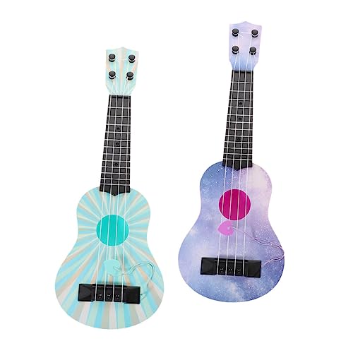 GALPADA 2 Stück Ukulele Teiliges Leichtes Kunststoff Musikinstrument für Anfänger Pädagogisches Lernspielzeug für Jungen und Mädchen Buntes Gitarrenmodell Geburtstagsgeschenk GALPADA 2 Stück Ukulele Teiliges Leichtes Kunststoff Musikinstrument für Anfänger Pädagogisches Lernspielzeug für Jungen und Mädchen Buntes Gitarrenmodell Geburtstagsgeschenk von GALPADA