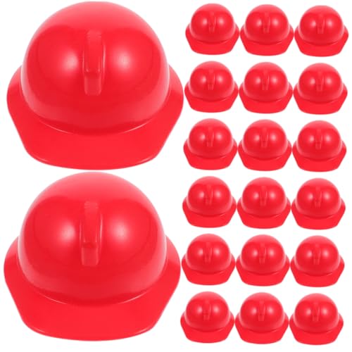 GALPADA 20 Stck Teiliges Mini Puppen Schutzhelm Realistische Bauhelm Robustes Kunststoff Modell Sicher und Komfortabel Dekoratives Accessoire für Puppen und Kostüme Rot GALPADA 20 Stck Teiliges Mini Puppen Schutzhelm Realistische Bauhelm Robustes Kunststoff Modell Sicher und Komfortabel Dekoratives Accessoire für Puppen und Kostüme Rot von GALPADA