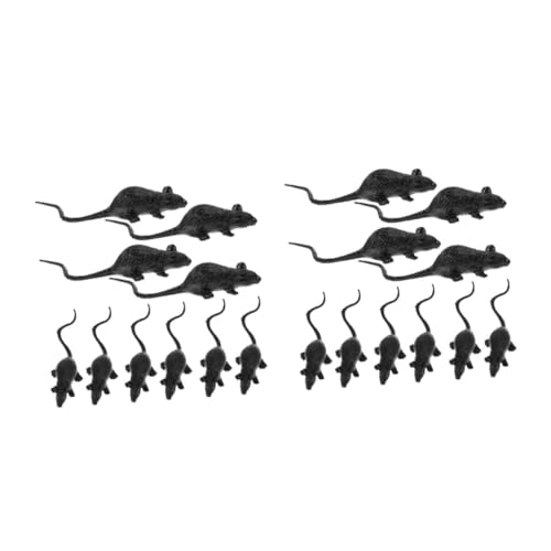 GALPADA 20 Stck. Teiliges Halloween mit Realistischen Schwarzen Spielzeugmäusen Gruselige Deko und Praktische Scherzartikel für Party Karneval und Haunted House GALPADA 20 Stck. Teiliges Halloween mit Realistischen Schwarzen Spielzeugmäusen Gruselige Deko und Praktische Scherzartikel für Party Karneval und Haunted House von GALPADA