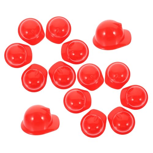 GALPADA 20 Stück Mini Sicherheitshelme aus Kunststoff Miniatur Bauhelm Deko für Puppen Haustiere und Party Leichter Schutzhelm als Cake Topper und DIY Zubehör Rot GALPADA 20 Stück Mini Sicherheitshelme aus Kunststoff Miniatur Bauhelm Deko für Puppen Haustiere und Party Leichter Schutzhelm als Cake Topper und DIY Zubehör Rot von GALPADA