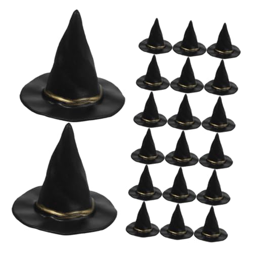 GALPADA 20 Stück Teiliges Hexenhüte aus Stabilem Kunststoff Realistische Schwarze Hexenhut-deko für Halloween Puppenhaus-accessoires und DIY Bastelprojekte Vielseitig Einsetzbar für GALPADA 20 Stück Teiliges Hexenhüte aus Stabilem Kunststoff Realistische Schwarze Hexenhut-deko für Halloween Puppenhaus-accessoires und DIY Bastelprojekte Vielseitig Einsetzbar für von GALPADA