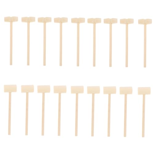 GALPADA 20 Stück Teiliges Mini Holzhammer mit Ergonomischem Griff Glatten Kanten Kindersicherem Design für Bausteine und Lustiges Hammerspiel Geeignet für Junge Mädchen GALPADA 20 Stück Teiliges Mini Holzhammer mit Ergonomischem Griff Glatten Kanten Kindersicherem Design für Bausteine und Lustiges Hammerspiel Geeignet für Junge Mädchen von GALPADA