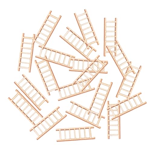GALPADA 20 Stück Teiliges Mini holzleitern Puppenhaus Dekoration Glatte Oberfläche Langlebig und Sicher Handgefertigte Miniatur treppen für DIY Landschafts Feengarten zubehör GALPADA 20 Stück Teiliges Mini holzleitern Puppenhaus Dekoration Glatte Oberfläche Langlebig und Sicher Handgefertigte Miniatur treppen für DIY Landschafts Feengarten zubehör von GALPADA