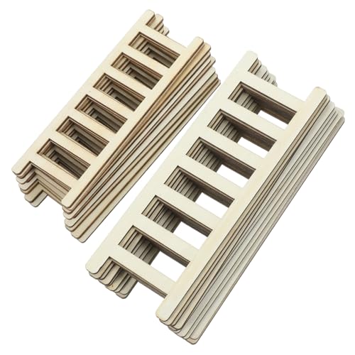 GALPADA 20 Stück Teiliges Miniatur Holzleiter DIY Puppenhaus Treppe Dekorative Kleine Leiter für Puppenmöbel Geeignet für Mini Haus Landschaft und Tiny House Bastelprojekte GALPADA 20 Stück Teiliges Miniatur Holzleiter DIY Puppenhaus Treppe Dekorative Kleine Leiter für Puppenmöbel Geeignet für Mini Haus Landschaft und Tiny House Bastelprojekte von GALPADA