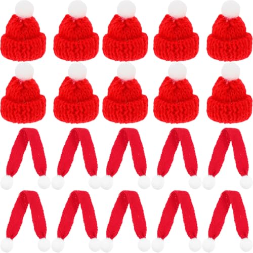 GALPADA 20 Stück Teiliges Miniatur Weihnachtsmützen Strickschal- Handgefertigt Lebendige Farben Strapazierfähige Deko für Weihnachtsflaschen Puppenhaus Zubehör Festliche Tisch GALPADA 20 Stück Teiliges Miniatur Weihnachtsmützen Strickschal- Handgefertigt Lebendige Farben Strapazierfähige Deko für Weihnachtsflaschen Puppenhaus Zubehör Festliche Tisch von GALPADA