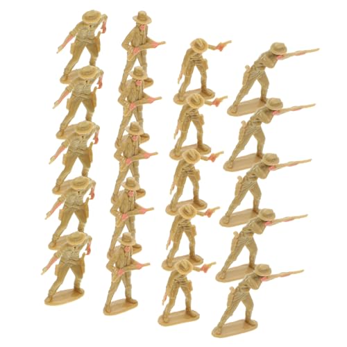GALPADA 20 Stück Teiliges Miniatur Western Cowboy Figuren aus Kunststoff Realistische Mikro Sandtisch Deko Lebendige Western Cowboy Modellspielzeuge für GALPADA 20 Stück Teiliges Miniatur Western Cowboy Figuren aus Kunststoff Realistische Mikro Sandtisch Deko Lebendige Western Cowboy Modellspielzeuge für von GALPADA